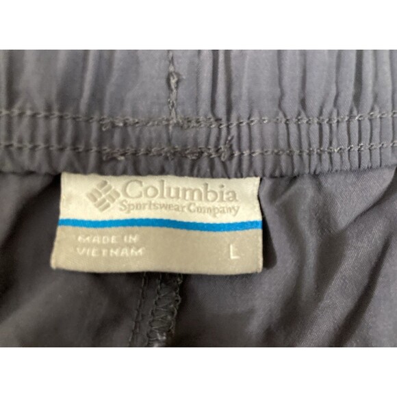 Columbia Women’s L Blue Nylon Shorts Quick Dry Pull On Hiking Athleisure - Picture 6 of 11
